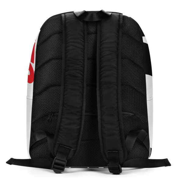 No Shortcuts Taken Backpack BLK RED WHT - Image 4