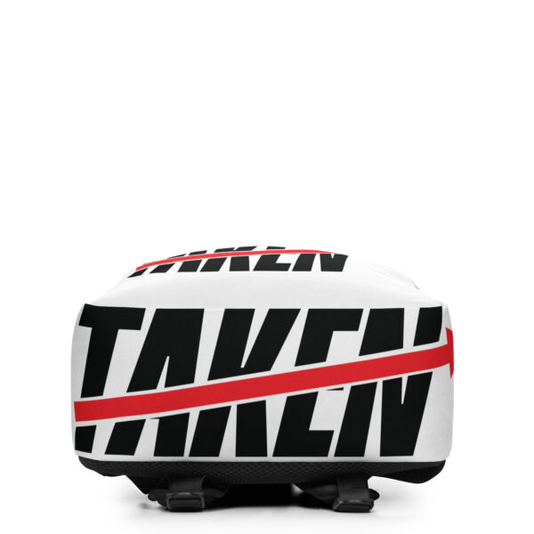 No Shortcuts Taken Backpack BLK RED WHT - Image 5