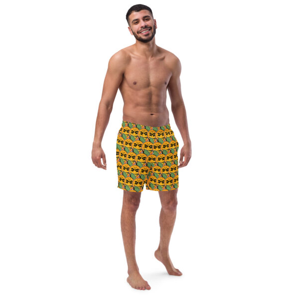 Florida Orange Swim Trunks All Over