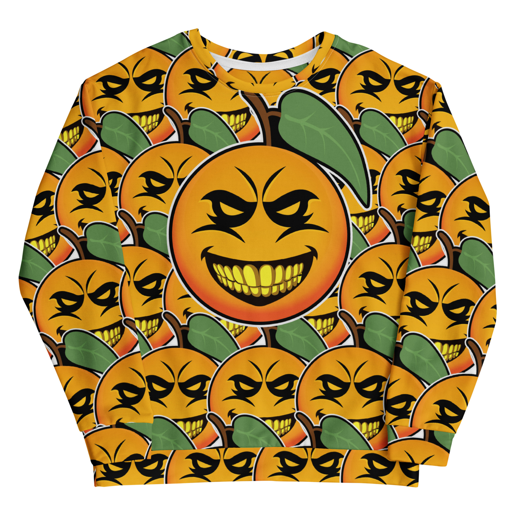 Florida Orange Sweatshirt All Over