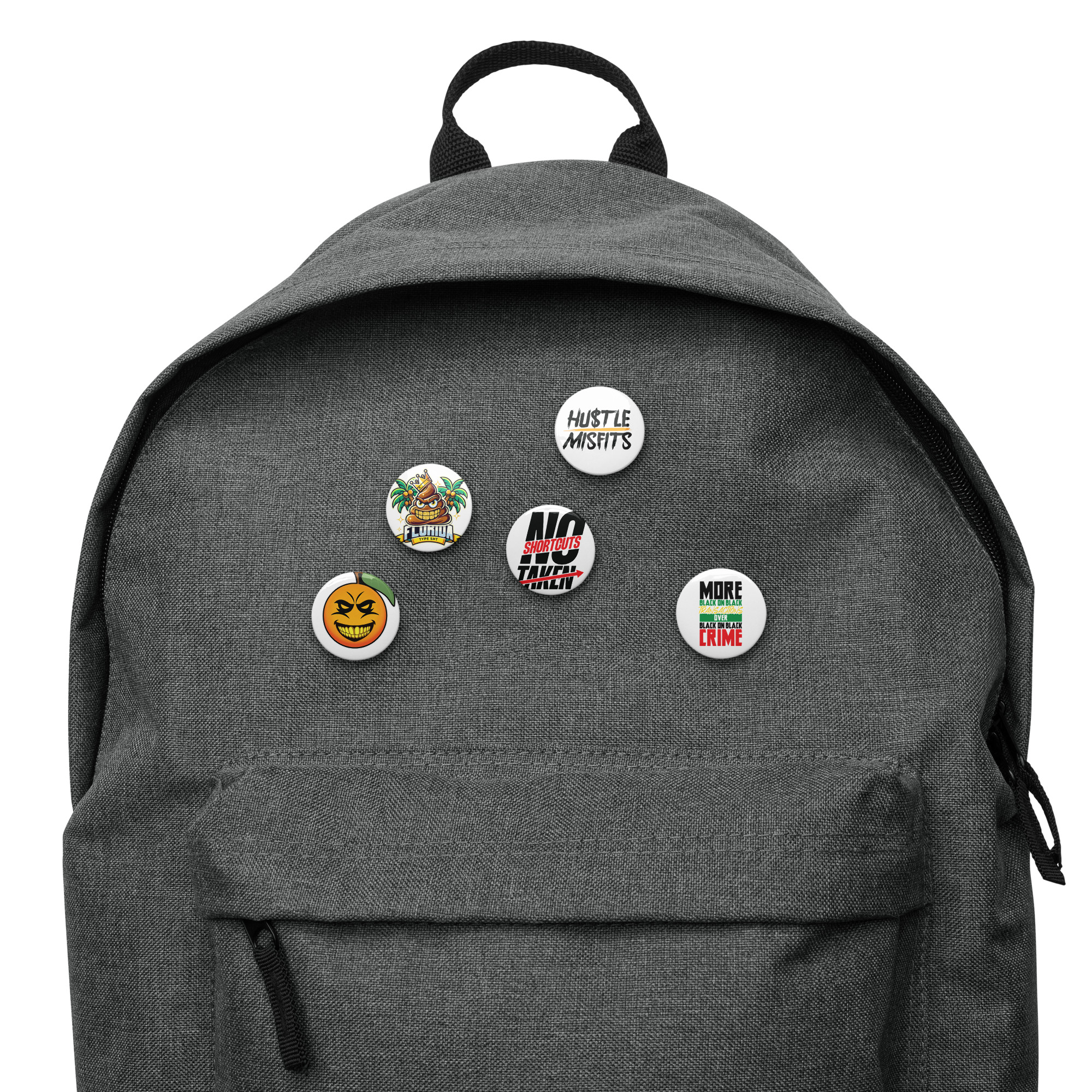 Florida Type Sht Branded Set of pin buttons